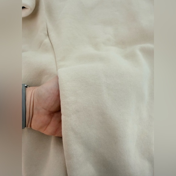 Disney Parks Disneyland Resorts authentic embroidered zip up hoodie beige XL EUC - Picture 5 of 8